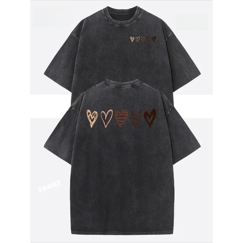 Men s T-Shirt - Distressed Soft Streetwear Top with Brown Heart Print, Oversized Loose Fit Drop Shoulder Layering Essential, Machine Washable S чёрный
Men s T-Shirt - Distressed Soft Streetwear Top with Brown Heart Print, Oversized Loose Fit Drop Shoulder Layering Essential, Machine Washable S чёрный