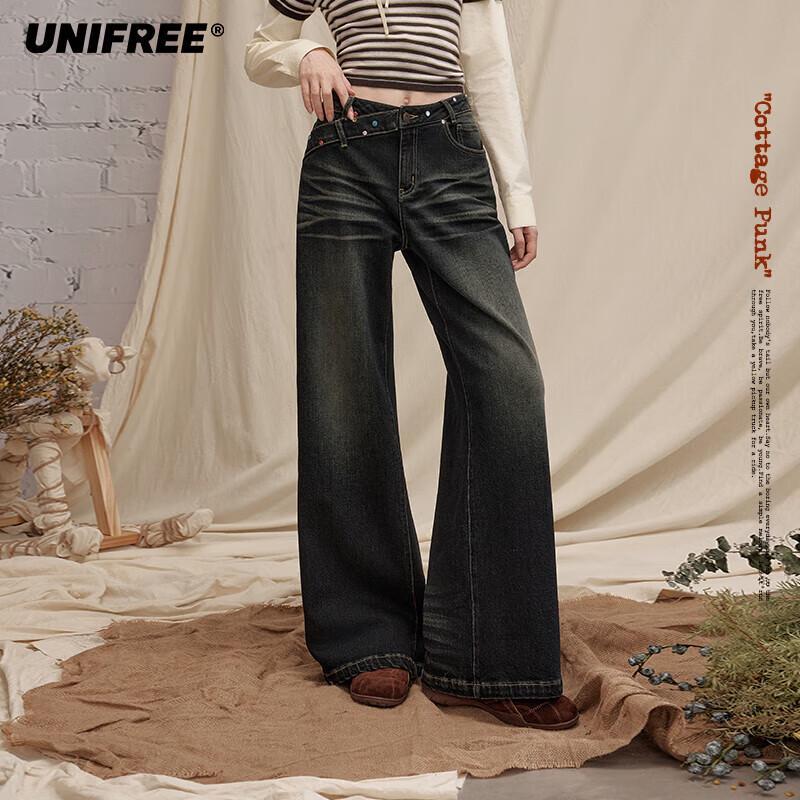 UNIFREE Women s Retro Embroidered Straight Jeans M
UNIFREE Women s Retro Embroidered Straight Jeans M