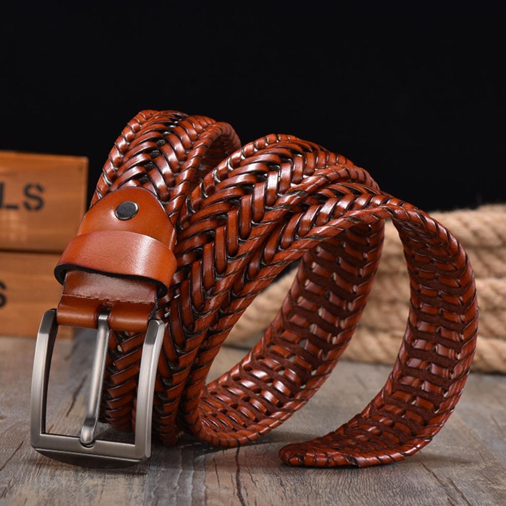Waistband Weave Belt Men Adjustable Braided Waist Belt Luxury Woven Leather Belts Male 115CM червоний
Waistband Weave Belt Men Adjustable Braided Waist Belt Luxury Woven Leather Belts Male 115CM червоний