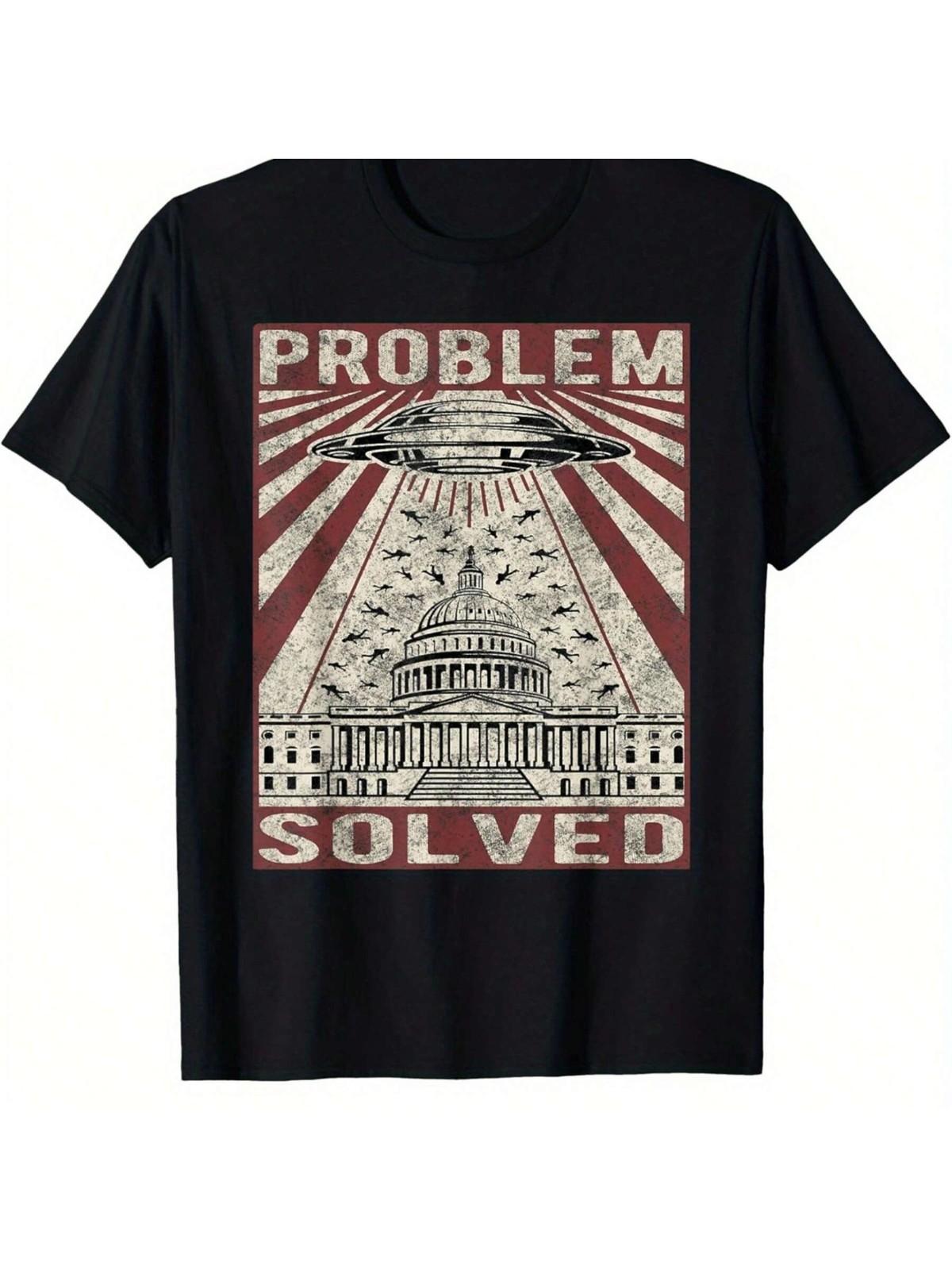 Men s Problem Solved UFO Graphic T-Shirt - Soft Cotton, Breathable, Casua S разноцветный
Men s Problem Solved UFO Graphic T-Shirt - Soft Cotton, Breathable, Casua S разноцветный