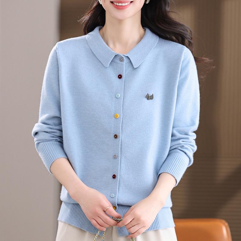 Women s Lapel Knit Cardigan - Chic, Versatile Spring/Autumn Jacket, Slimming Loose Fit, Ideal for Middle-Aged and Elderly Moms 3XL (120-130 lbs)
Women s Lapel Knit Cardigan - Chic, Versatile Spring/Autumn Jacket, Slimming Loose Fit, Ideal for Middle-Aged and Elderly Moms 3XL (120-130 lbs)