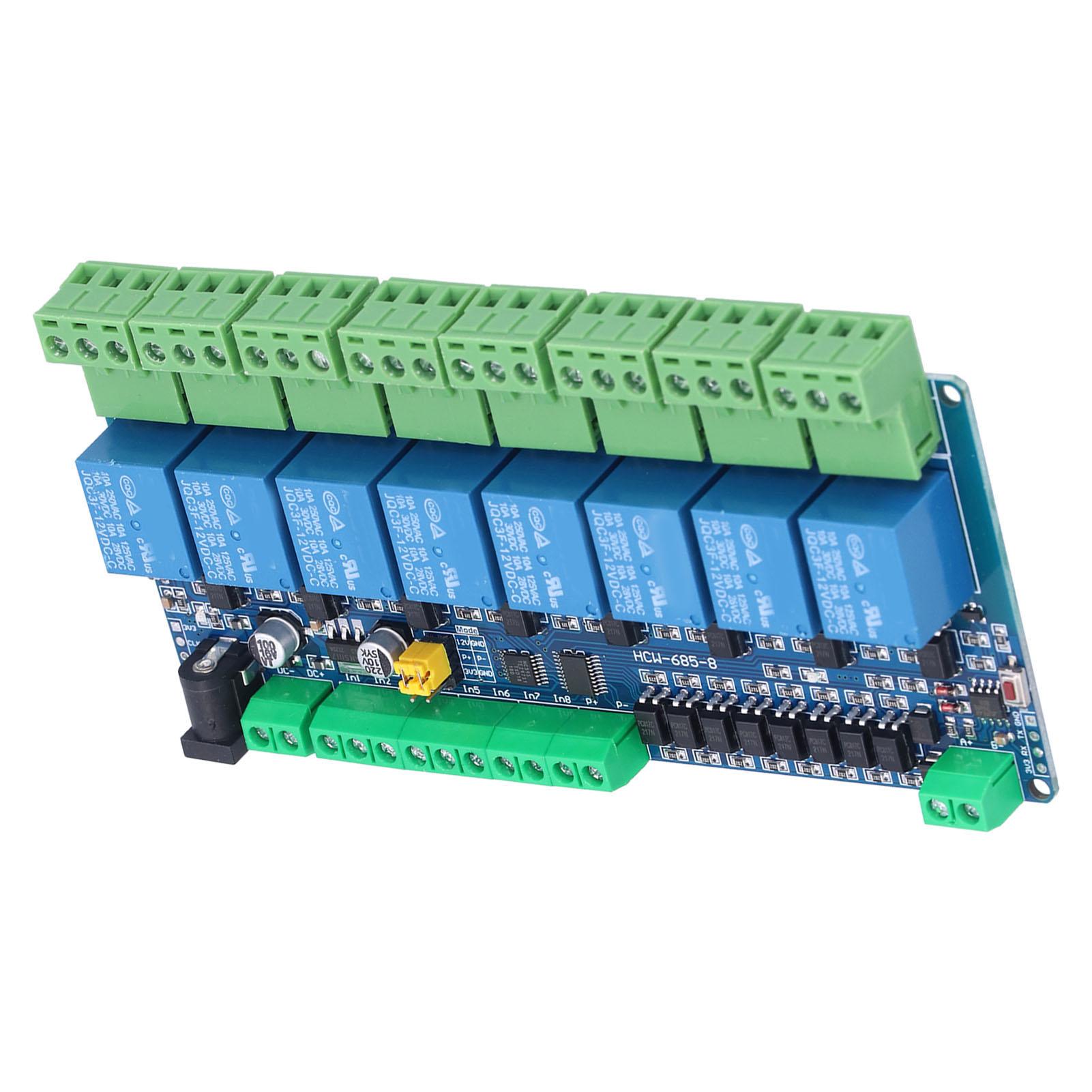 Пластиковий модуль релейного виходу, 8 каналів, портативний, низьке енергоспоживання, електронний компонент
Пластиковий модуль релейного виходу, 8 каналів, портативний, низьке енергоспоживання, електронний компонент