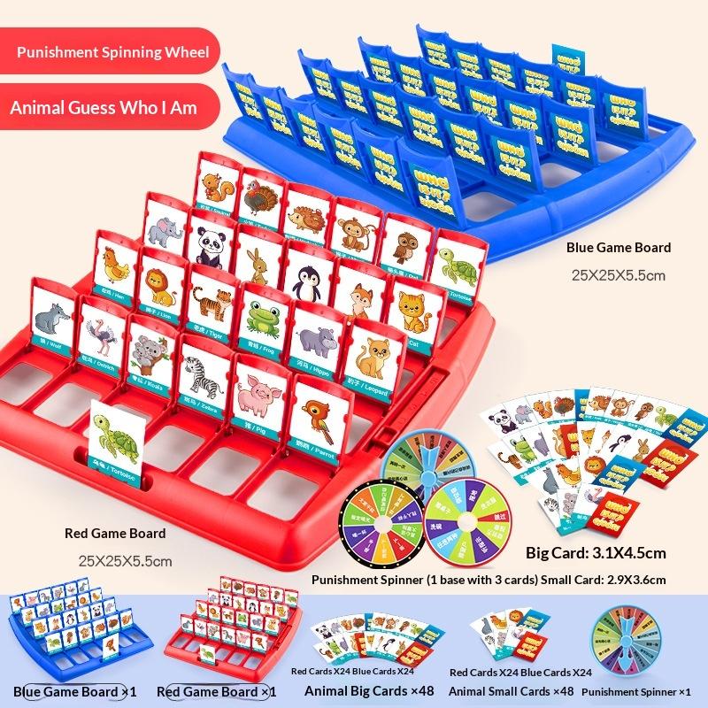 Гра-головоломка «Вгадай хто я» Інтерактивна портативна гра-головоломка на підносі для двох гравців, підходить для дітей
Гра-головоломка «Вгадай хто я» Інтерактивна портативна гра-головоломка на підносі для двох гравців, підходить для дітей