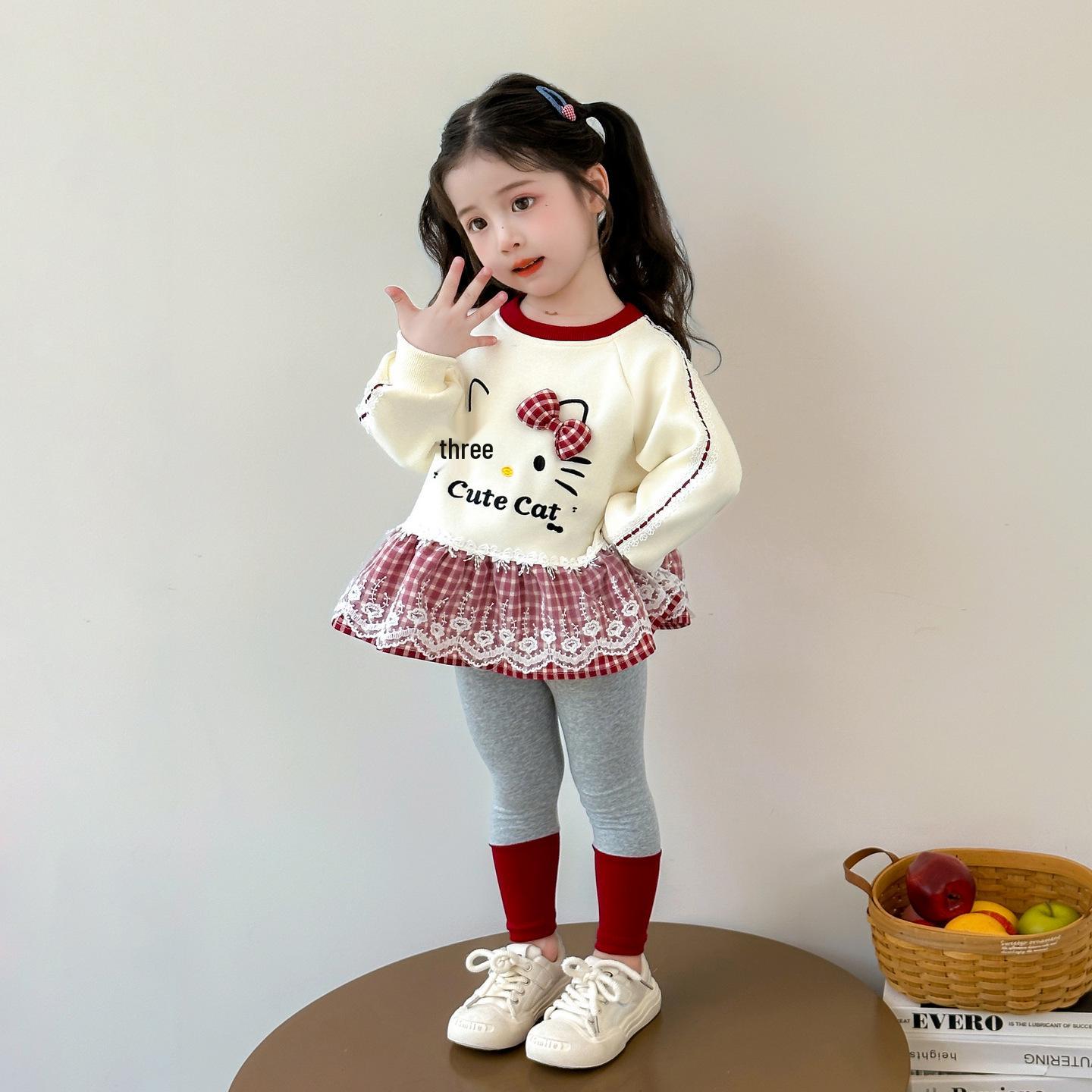 Девочки, осенний модный комплект 2025: Двухпредметный наряд: юбка из марли и леггинсы 90cm слоновая кость/белый
Девочки, осенний модный комплект 2025: Двухпредметный наряд: юбка из марли и леггинсы 90cm слоновая кость/белый