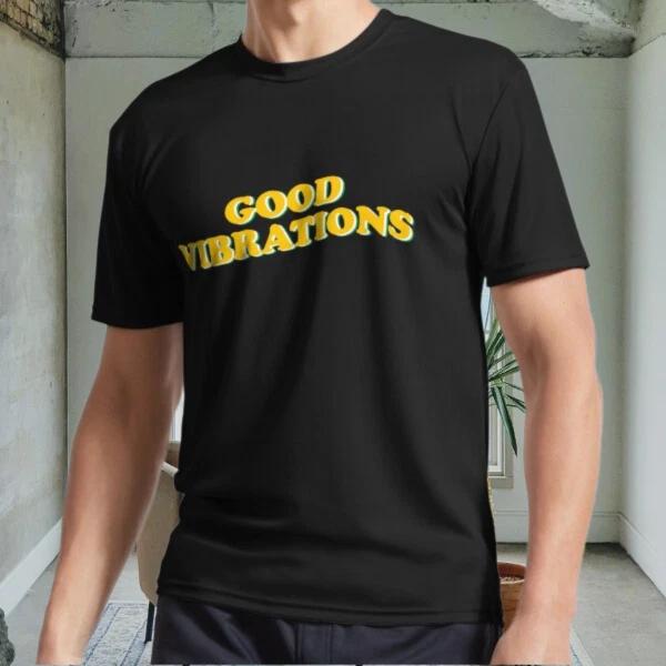 New Good Vibrations Active Logo Men s Black T shirt Funny Size S to 5XL 3XL
New Good Vibrations Active Logo Men s Black T shirt Funny Size S to 5XL 3XL