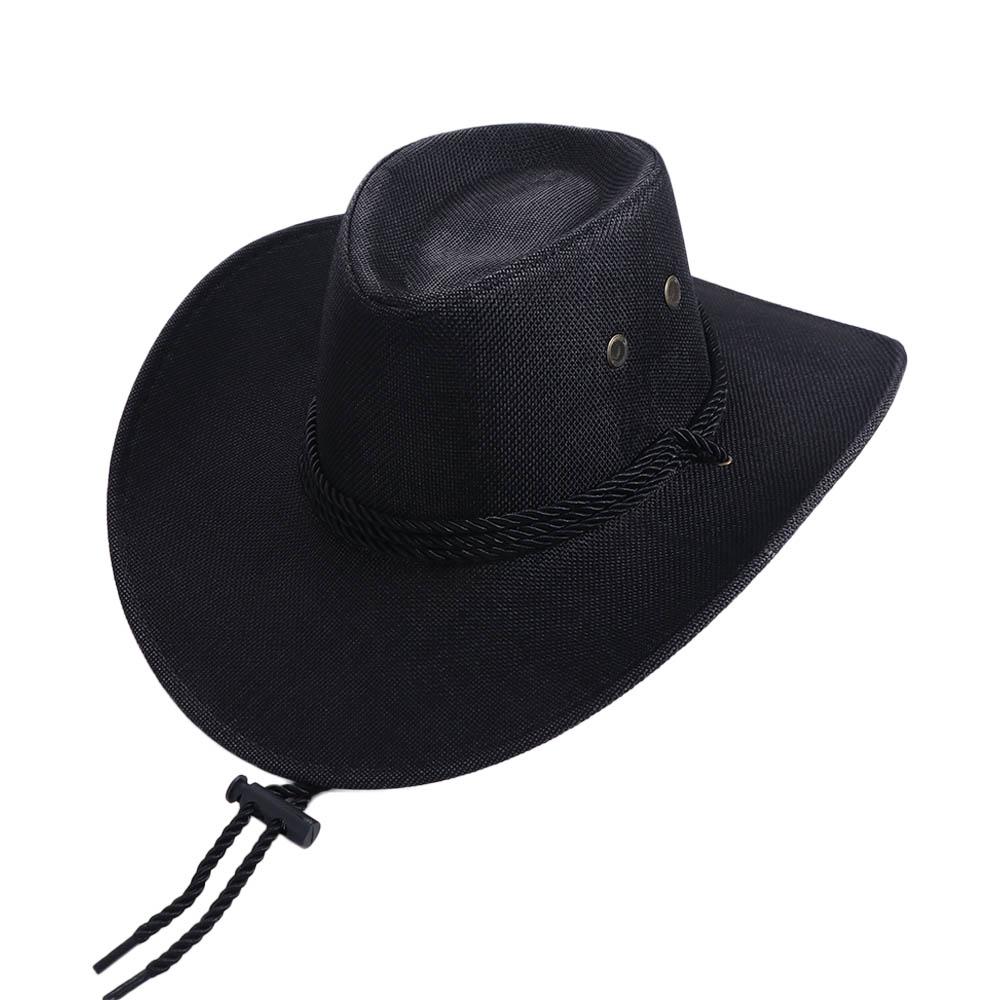 Cool Linen Western Cowboy Hat Wide Brim Beach Cap Summer Sun Hat Climbing Hat Sun Protection Cap Beach Sunscreen Cap Travel чорний
Cool Linen Western Cowboy Hat Wide Brim Beach Cap Summer Sun Hat Climbing Hat Sun Protection Cap Beach Sunscreen Cap Travel чорний