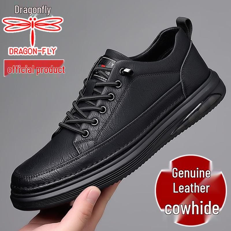 Qingting Men s 2025 Genuine Leather Casual Sneakers – Breathable, Lightweight, Trendy, and Versatile with Soft Sole. 43 чорний
Qingting Men s 2025 Genuine Leather Casual Sneakers – Breathable, Lightweight, Trendy, and Versatile with Soft Sole. 43 чорний