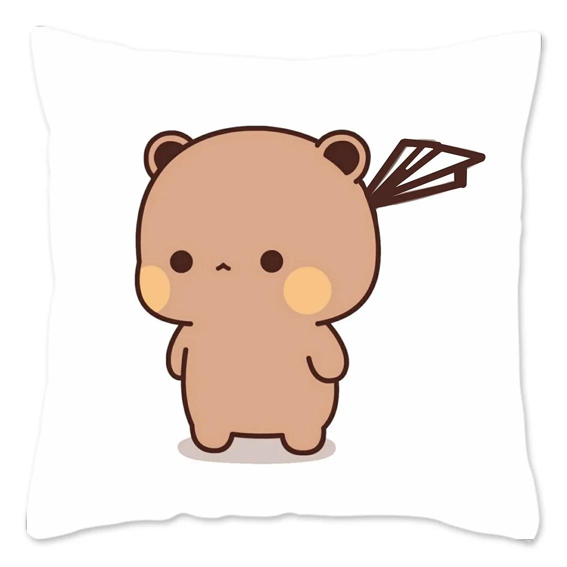 Наволочка Bubu and Dudu, украшение для дома, полиэстеровая наволочка для дивана, наволочка с забавными милыми медведями-пандами 16x16Inch
Наволочка Bubu and Dudu, украшение для дома, полиэстеровая наволочка для дивана, наволочка с забавными милыми медведями-пандами 16x16Inch