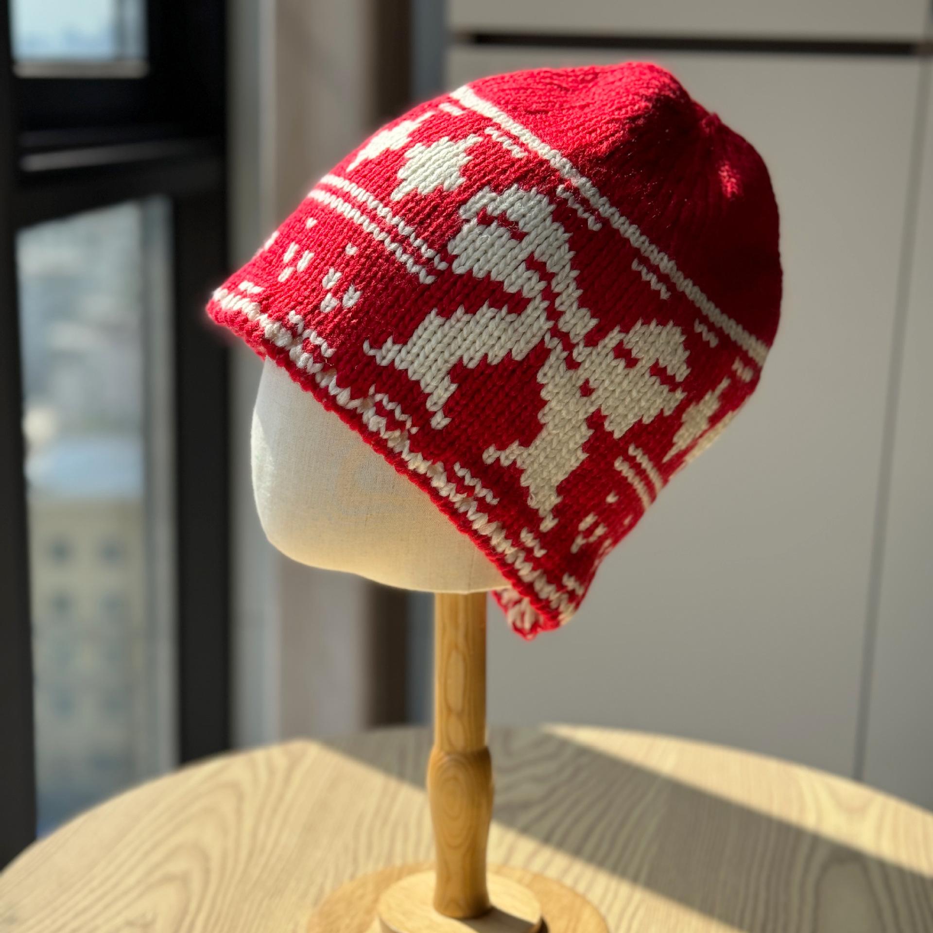 Fair Isle Bowknot Jacquard Cozy Knit Beanie for Women, Korean Style Sweet and Cute Winter Ear-Protecting Knitted Hat Adult54-60Average Size червоний
Fair Isle Bowknot Jacquard Cozy Knit Beanie for Women, Korean Style Sweet and Cute Winter Ear-Protecting Knitted Hat Adult54-60Average Size червоний