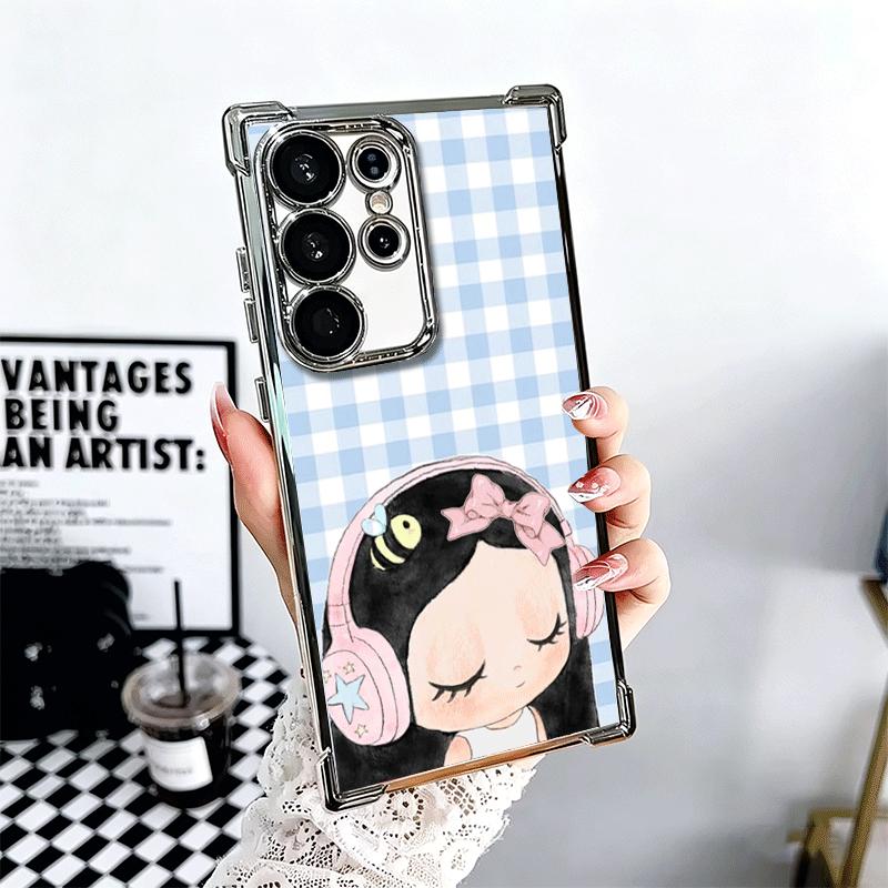 Cute Cartoon Star Girls Soft Phone Case For Samsung Galaxy S26 Ultra S25 Edge S24 FE S23 Plus S22 S21 + S20 Plating Anti-Fall Fu Samsung S26 Edge
Cute Cartoon Star Girls Soft Phone Case For Samsung Galaxy S26 Ultra S25 Edge S24 FE S23 Plus S22 S21 + S20 Plating Anti-Fall Fu Samsung S26 Edge