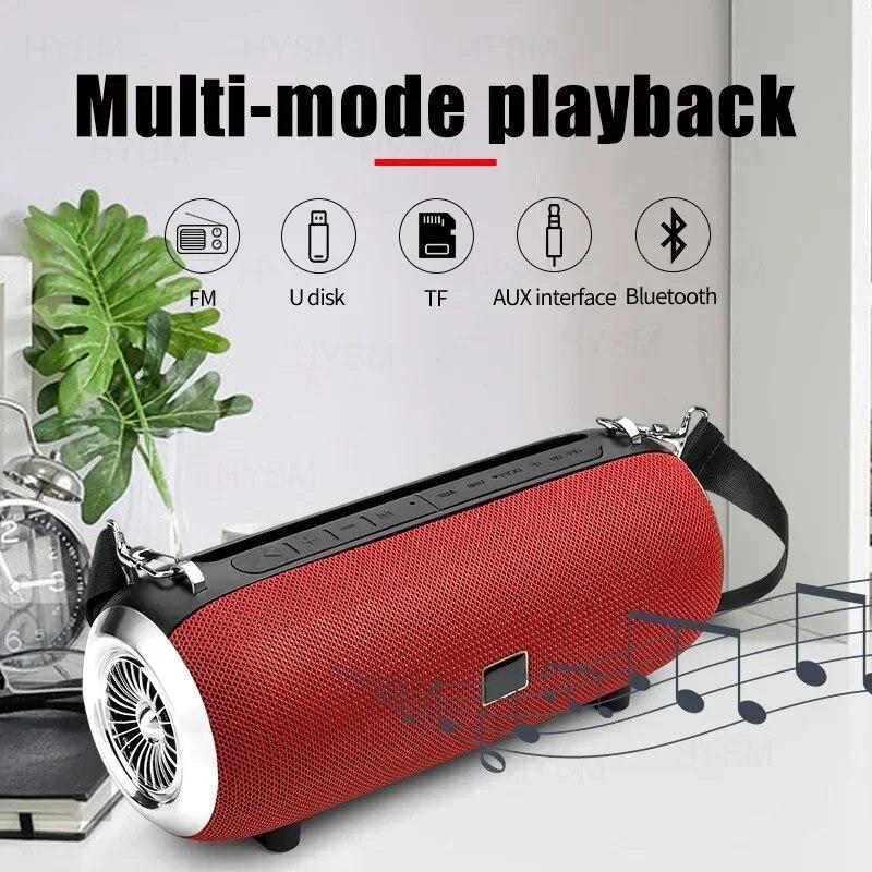 Динамик высокой мощности, беспроводной Bluetooth, портативный мощный уличный сом Boom Box, музыкальный плеер с держателем телефона, колонка для ТВ-телефона
Динамик высокой мощности, беспроводной Bluetooth, портативный мощный уличный сом Boom Box, музыкальный плеер с держателем телефона, колонка для ТВ-телефона