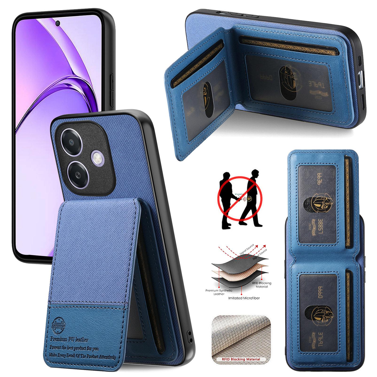 For Oppo A3x 5G Case Cloth Texture Leather+PC+TPU RFID Blocking Phone Cover with Card Holder Khaki
For Oppo A3x 5G Case Cloth Texture Leather+PC+TPU RFID Blocking Phone Cover with Card Holder Khaki