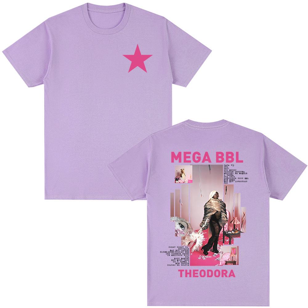 Rapper Theodora Mega Bbl Album T-shirt Women Hip Hop Fashion T Shirt Casual Cotton Loose Short Sleeves T-shirts Streetwear XXXL світло-фіолетового кольору
Rapper Theodora Mega Bbl Album T-shirt Women Hip Hop Fashion T Shirt Casual Cotton Loose Short Sleeves T-shirts Streetwear XXXL світло-фіолетового кольору