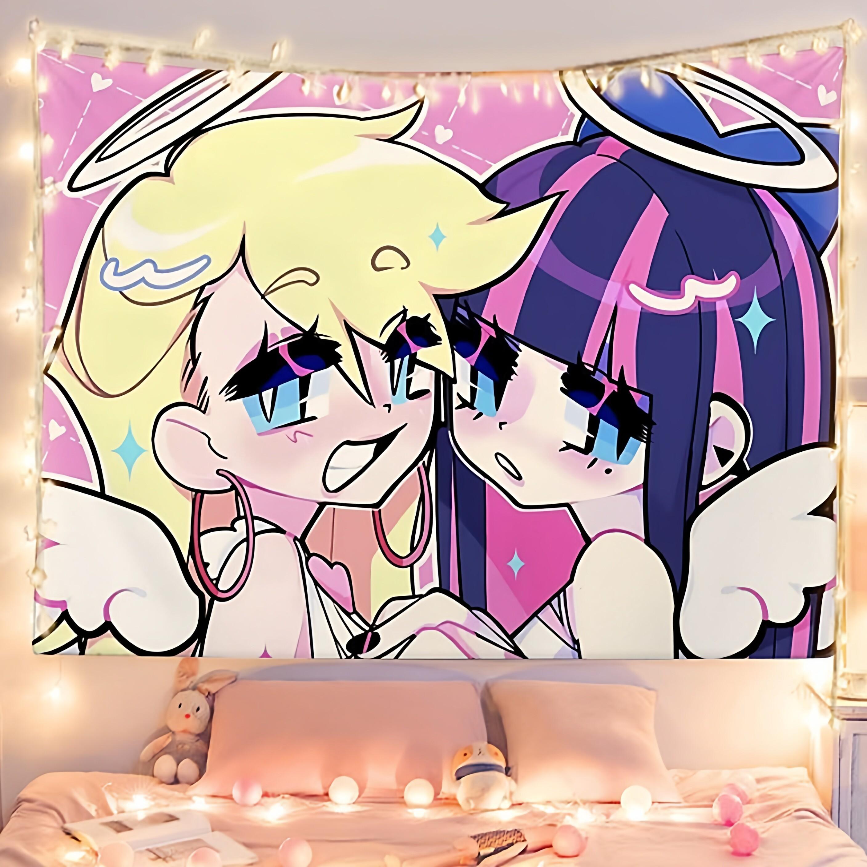 Panty Stocking with Garterbelt Anime Wall Tapestry Otaku Style Dormitory Bedroom Headboard Decorative Hanging Artwork 74x94cm(29x37in)
Panty Stocking with Garterbelt Anime Wall Tapestry Otaku Style Dormitory Bedroom Headboard Decorative Hanging Artwork 74x94cm(29x37in)
