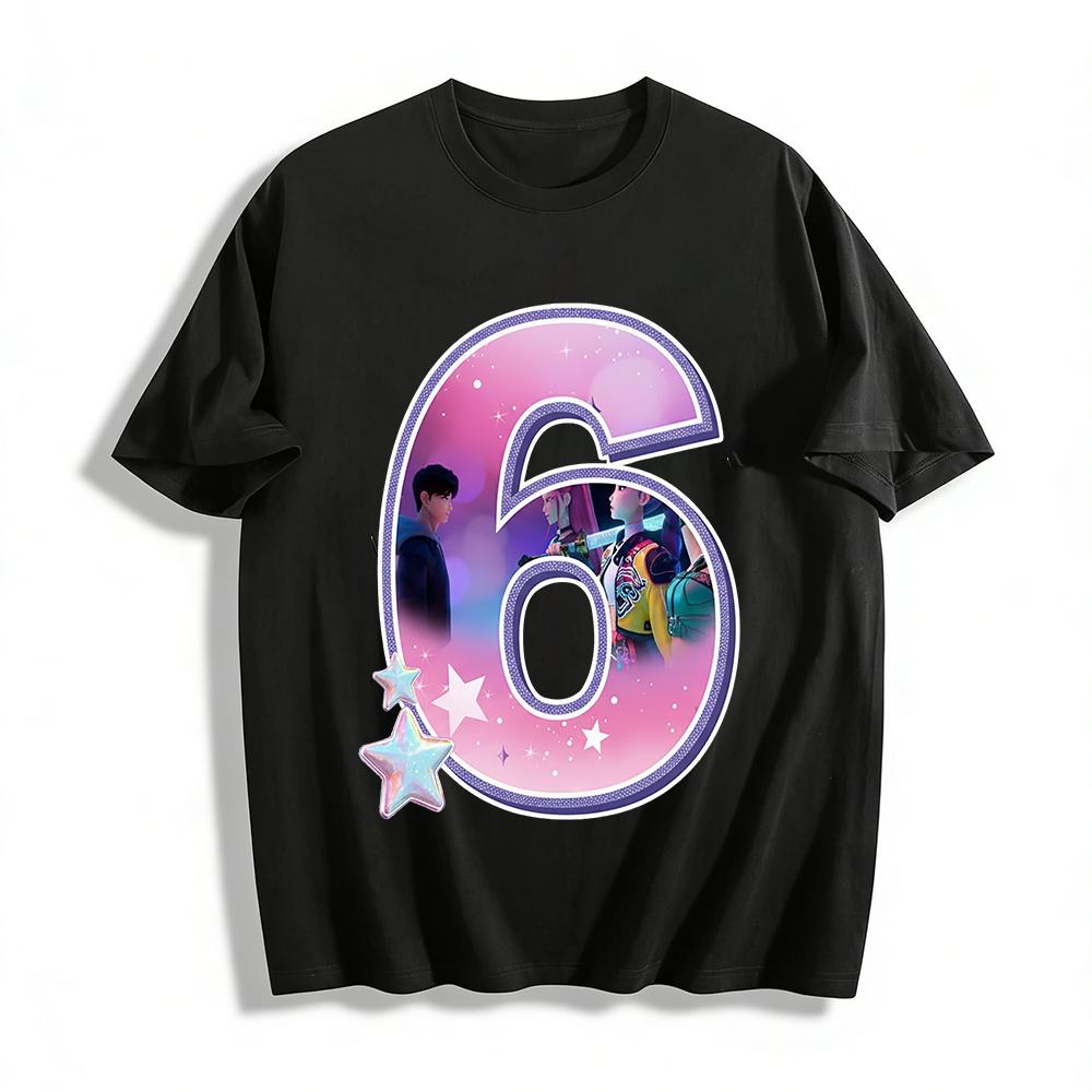 Anime Character Print Number 6 T-shirt Trendy Casual Unisex Top For Daily Wear Anime Fans Gift Pure cotton T-shirt 6XL
Anime Character Print Number 6 T-shirt Trendy Casual Unisex Top For Daily Wear Anime Fans Gift Pure cotton T-shirt 6XL