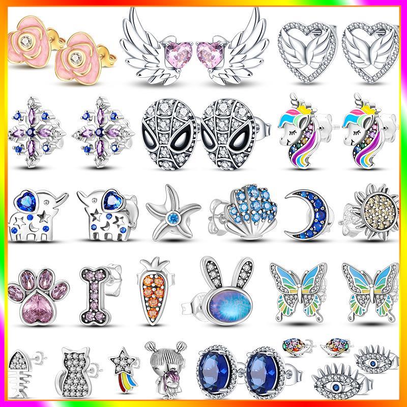 Spider hero mask stud earrings 925 sterling silver ladies unisex new in color gemstone heart wings various stud earring jewelry
Spider hero mask stud earrings 925 sterling silver ladies unisex new in color gemstone heart wings various stud earring jewelry