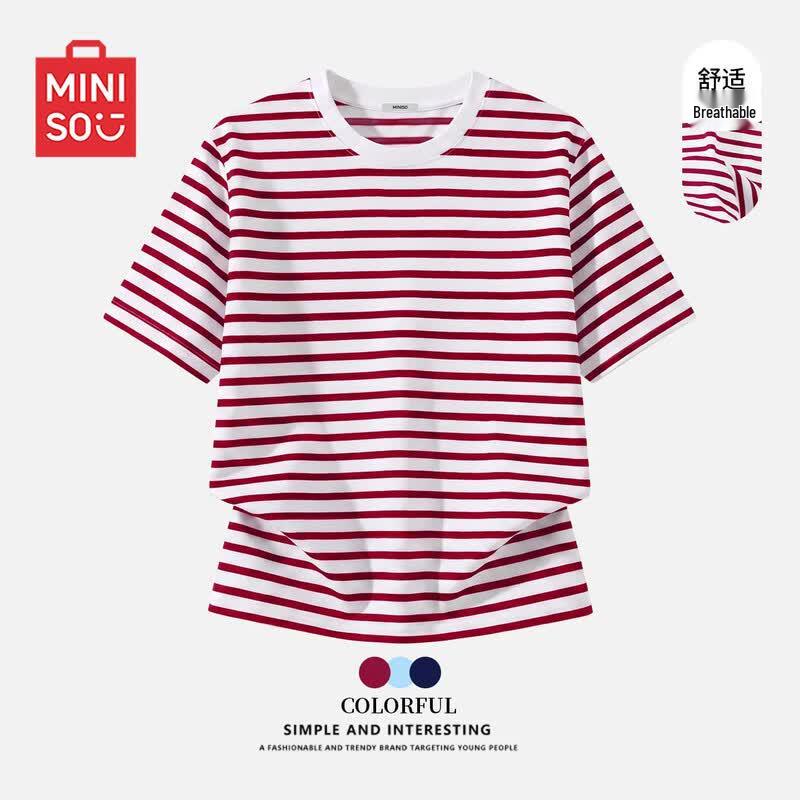 MINISO Women s Striped Cotton T-Shirt S
MINISO Women s Striped Cotton T-Shirt S