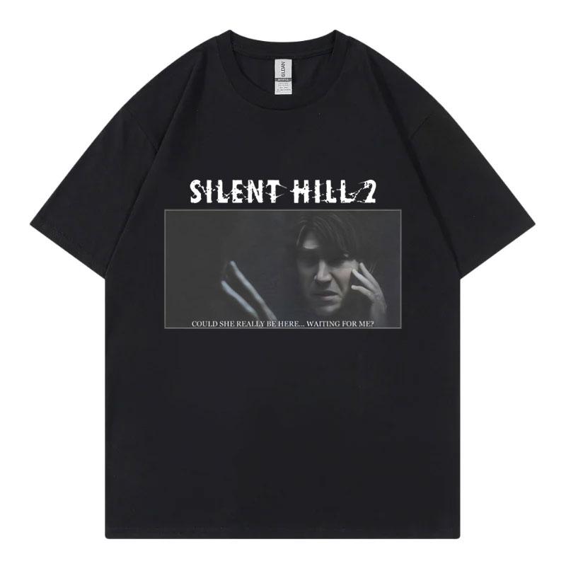 Horror Game Silent Hill 2 Print T Shirt Mens Womens Fashion Vintage Short Sleeve Tshirt Summer 100 Cotton Oversized Tshirts 3XL
Horror Game Silent Hill 2 Print T Shirt Mens Womens Fashion Vintage Short Sleeve Tshirt Summer 100 Cotton Oversized Tshirts 3XL