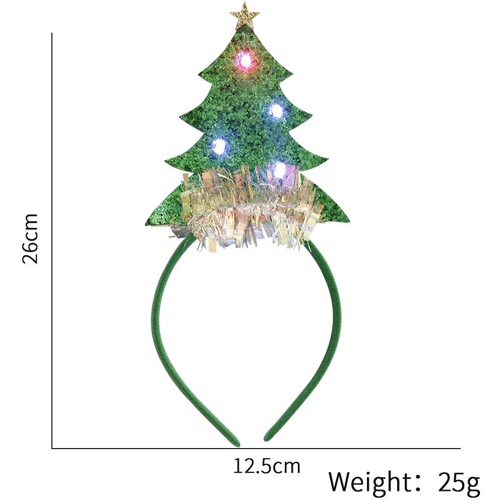 Light-Up Christmas Tree Headband Bow - Festive Party Hair Accessory
Light-Up Christmas Tree Headband Bow - Festive Party Hair Accessory