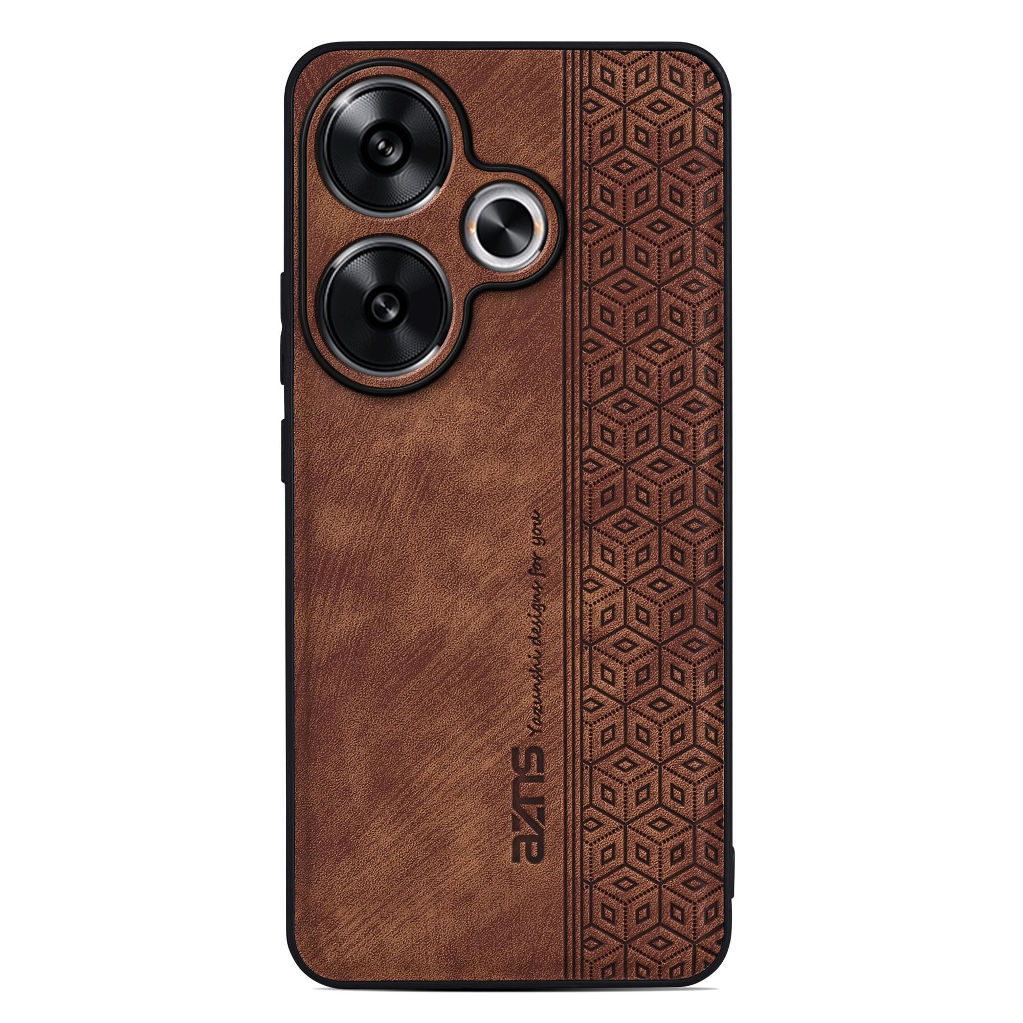AZNS For Xiaomi Redmi Turbo 3 5G/Poco F6 5G Case PU Leather Coated TPU Imprinted Phone Cover Brown
AZNS For Xiaomi Redmi Turbo 3 5G/Poco F6 5G Case PU Leather Coated TPU Imprinted Phone Cover Brown
