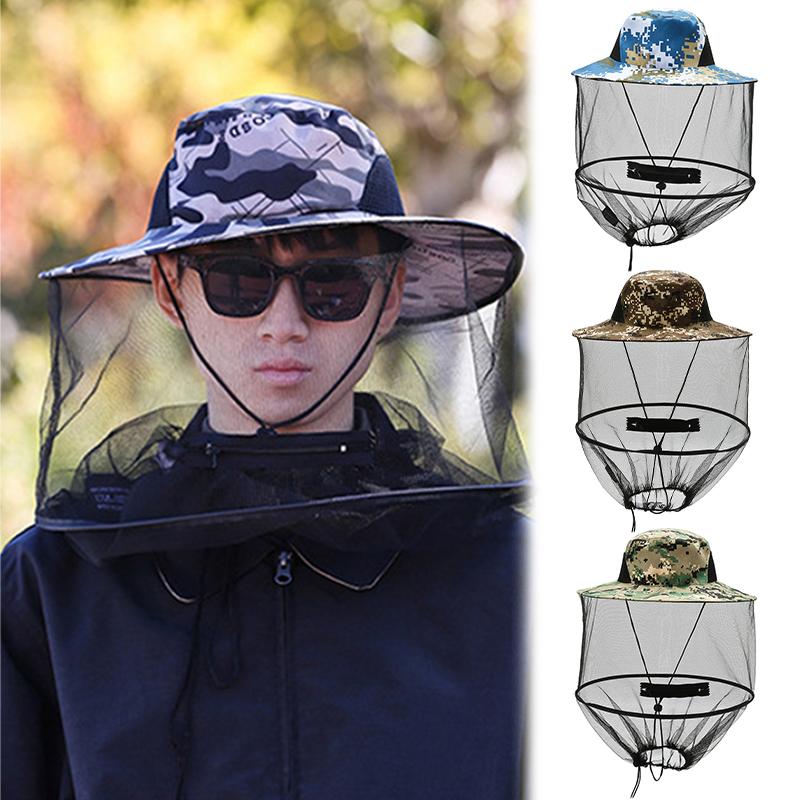 Men Visor Sun Hats Caps Breathable Camouflage Insect Anti-mosquito Outdoor Summer Mesh Accessories
Men Visor Sun Hats Caps Breathable Camouflage Insect Anti-mosquito Outdoor Summer Mesh Accessories