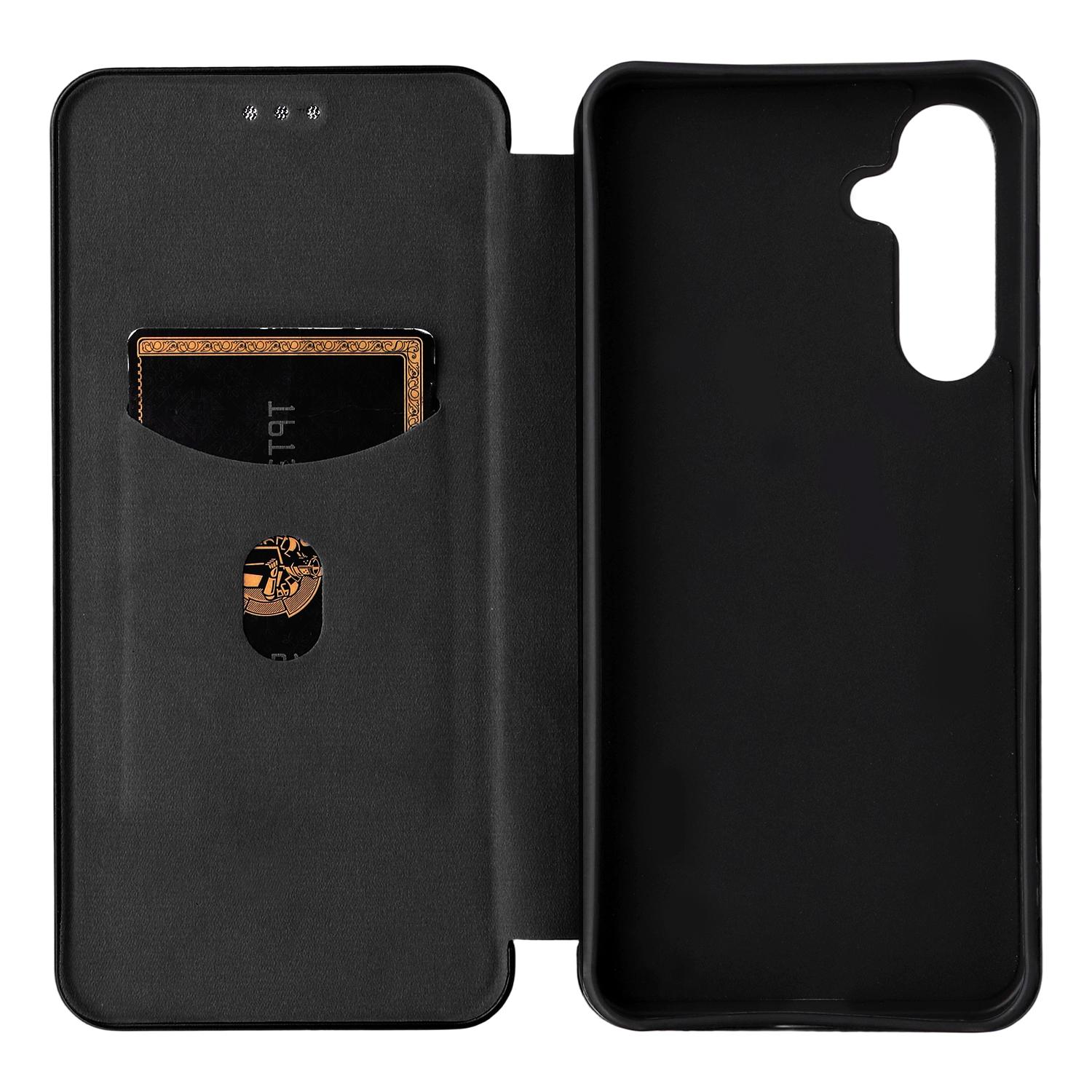 For Samsung Galaxy F16 5G/M16 5G Case Carbon Fiber Texture Drop-Proof PU Leather Phone Cover Blue
For Samsung Galaxy F16 5G/M16 5G Case Carbon Fiber Texture Drop-Proof PU Leather Phone Cover Blue