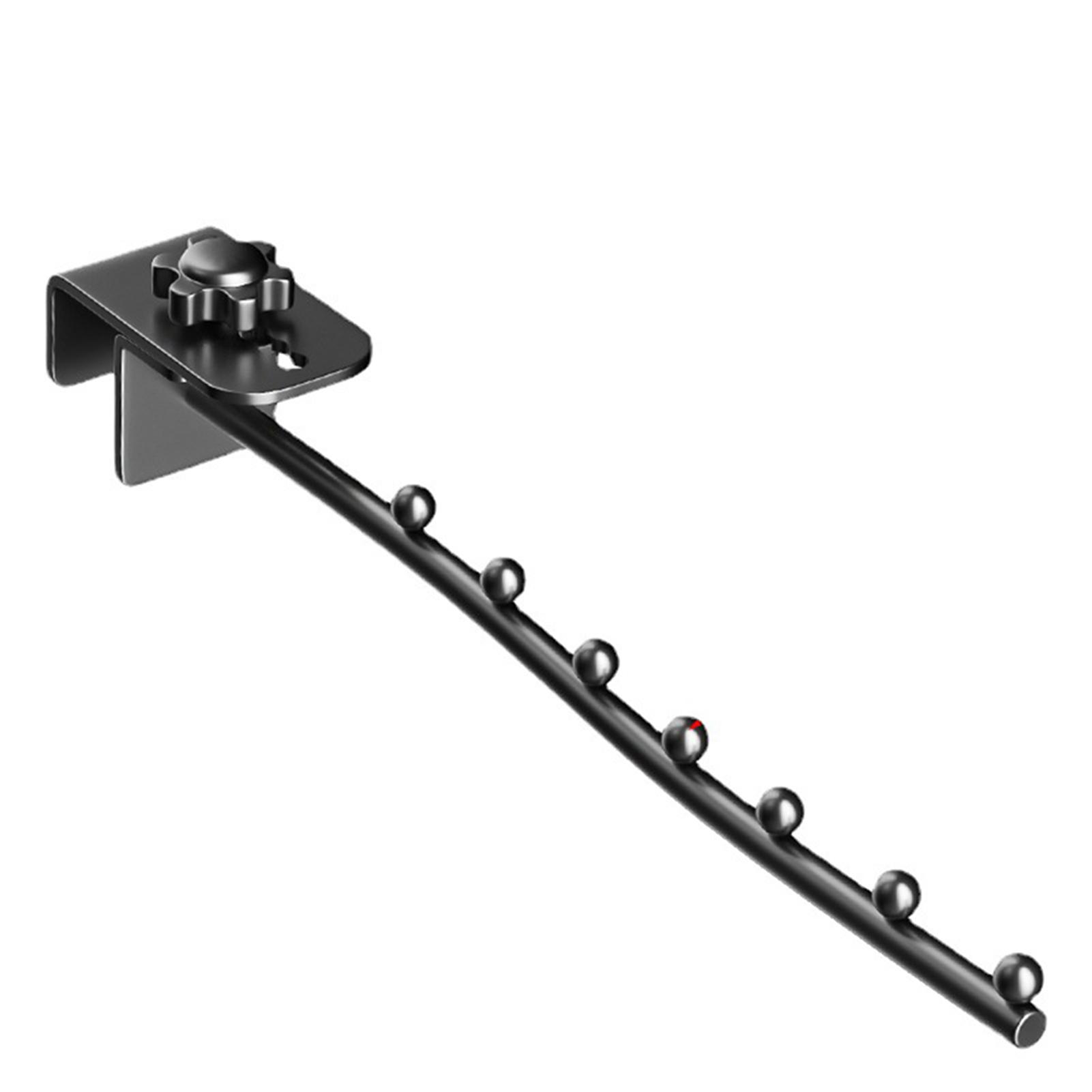 Metal Clothes Rail With Swing Arm Bracket High Quality Space Savig For Hanging Towel Coats Skirt Adjustable чорний
Metal Clothes Rail With Swing Arm Bracket High Quality Space Savig For Hanging Towel Coats Skirt Adjustable чорний