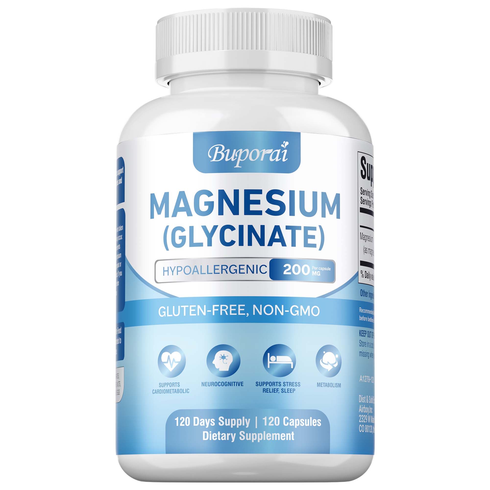 Magnesium glycine extract, 200 mg, with high absorption rate, helps relax the mind and body and soothe emotions. 120
Magnesium glycine extract, 200 mg, with high absorption rate, helps relax the mind and body and soothe emotions. 120