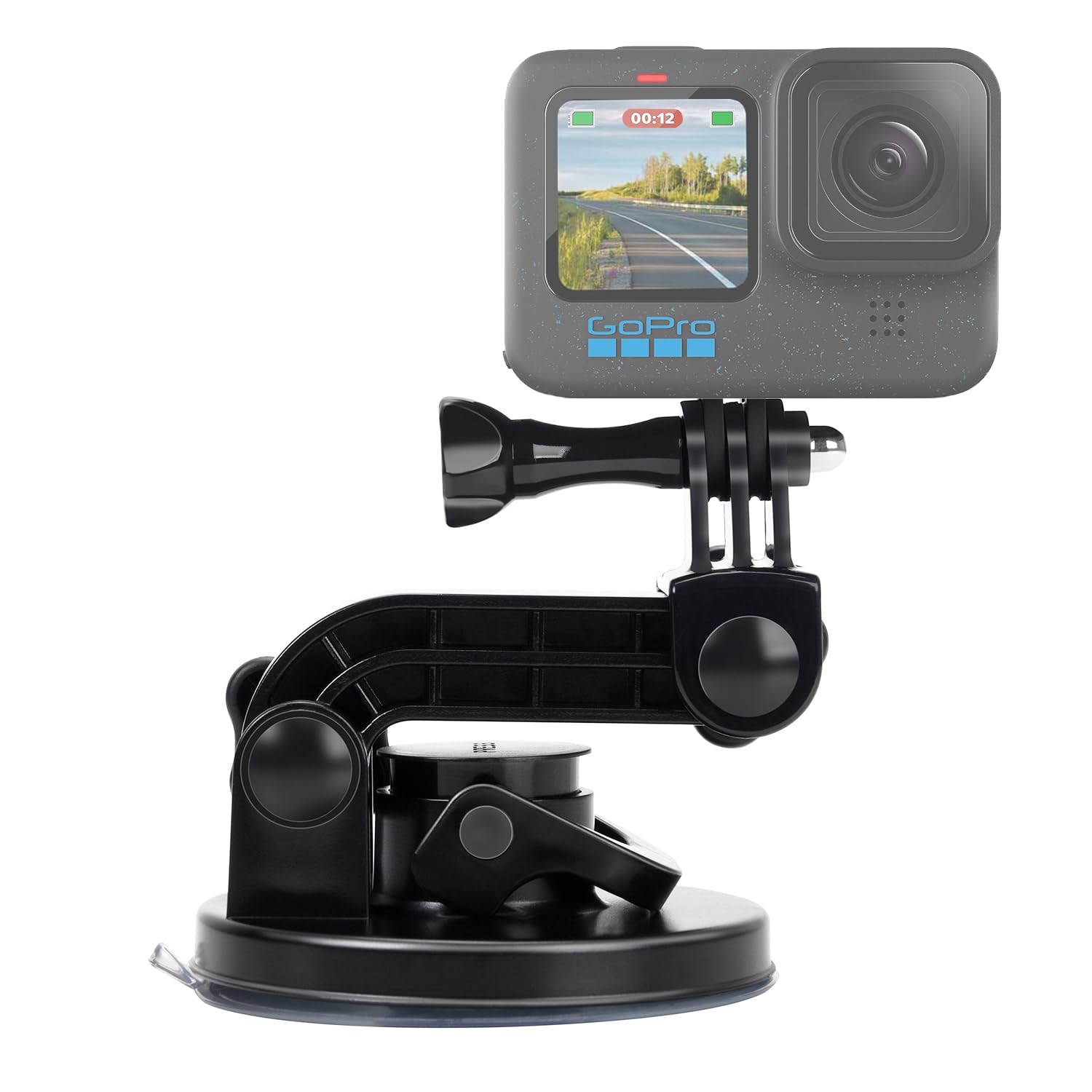 Suptig Suction Cup Mount for GoPro Hero Session and Other Action Cameras Car Windshield and Window Mount 13/12/11/10/9/8/7/6/5/4/3/3+/2, Max, Hero+, - чорний
Suptig Suction Cup Mount for GoPro Hero Session and Other Action Cameras Car Windshield and Window Mount 13/12/11/10/9/8/7/6/5/4/3/3+/2, Max, Hero+, - чорний