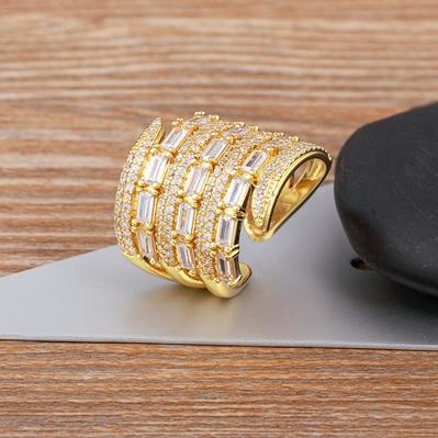 Nidin Luxury Zircon Open Multilayer Rings For Women Crystal Gold Plated Charm Adjustable Wedding Valentine s Day Jewelry Gift золотой
Nidin Luxury Zircon Open Multilayer Rings For Women Crystal Gold Plated Charm Adjustable Wedding Valentine s Day Jewelry Gift золотой