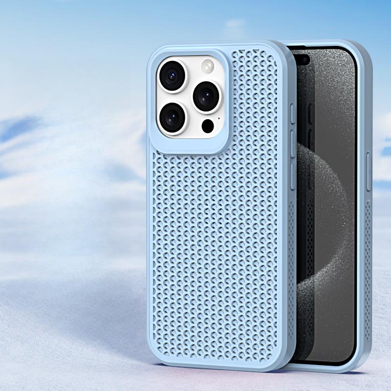 Подходит для iPhone16pro Охлаждающий сотовый дышащий чехол для мобильного телефона Apple 15 Матовый на ощупь 14 Противоударный защитный чехол iPhone16
Подходит для iPhone16pro Охлаждающий сотовый дышащий чехол для мобильного телефона Apple 15 Матовый на ощупь 14 Противоударный защитный чехол iPhone16