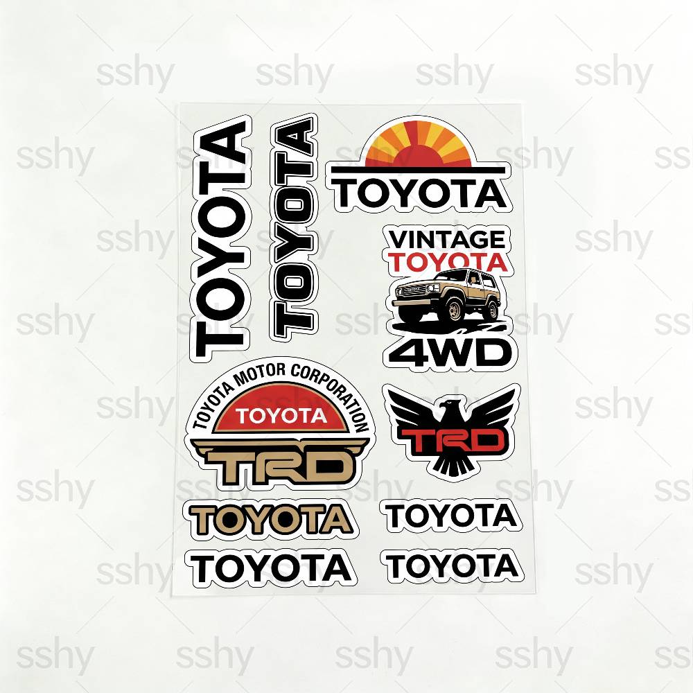 FOR TOYOTA TRO GR Universal Waterproof Reflective Decorative Decals Scratch Hide For Car Motorcycle Helmet Water Cup Fridge 20x30cm
FOR TOYOTA TRO GR Universal Waterproof Reflective Decorative Decals Scratch Hide For Car Motorcycle Helmet Water Cup Fridge 20x30cm