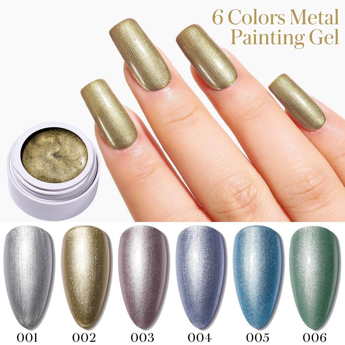 Универсальный японский металлический гель для золотого и серебряного нейл-арта
Универсальный японский металлический гель для золотого и серебряного нейл-арта