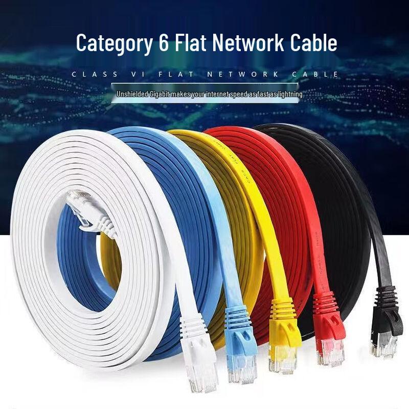 LLHY Cat6 Flat Gigabit Ethernet Cable
LLHY Cat6 Flat Gigabit Ethernet Cable