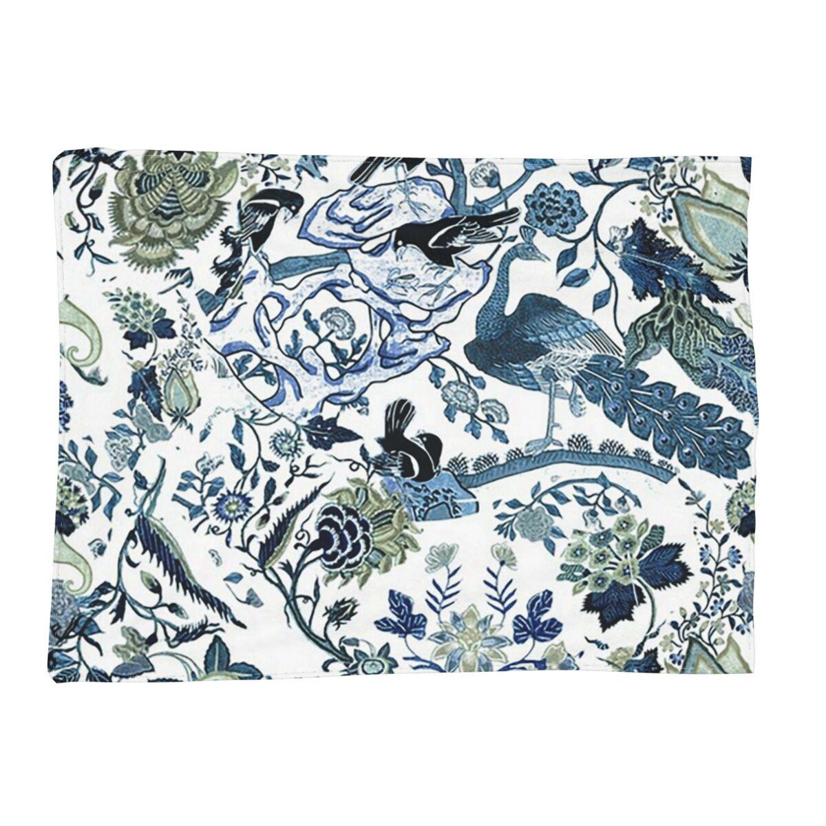 Blue Willow China Blue Delft Chinoiserie Blankets Soft Warm Flannel Throw Blanket Bedspread for Bed Living room Picnic Home Sofa 80x120cm
Blue Willow China Blue Delft Chinoiserie Blankets Soft Warm Flannel Throw Blanket Bedspread for Bed Living room Picnic Home Sofa 80x120cm