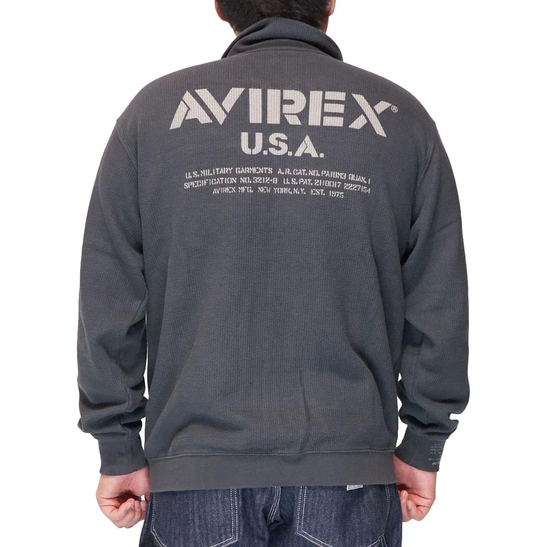 Avirex Extreme Thermal Zip Stand Official Logo Cut and Sew, Men s XL, 410, Charcoal, 783-4230019
Avirex Extreme Thermal Zip Stand Official Logo Cut and Sew, Men s XL, 410, Charcoal, 783-4230019