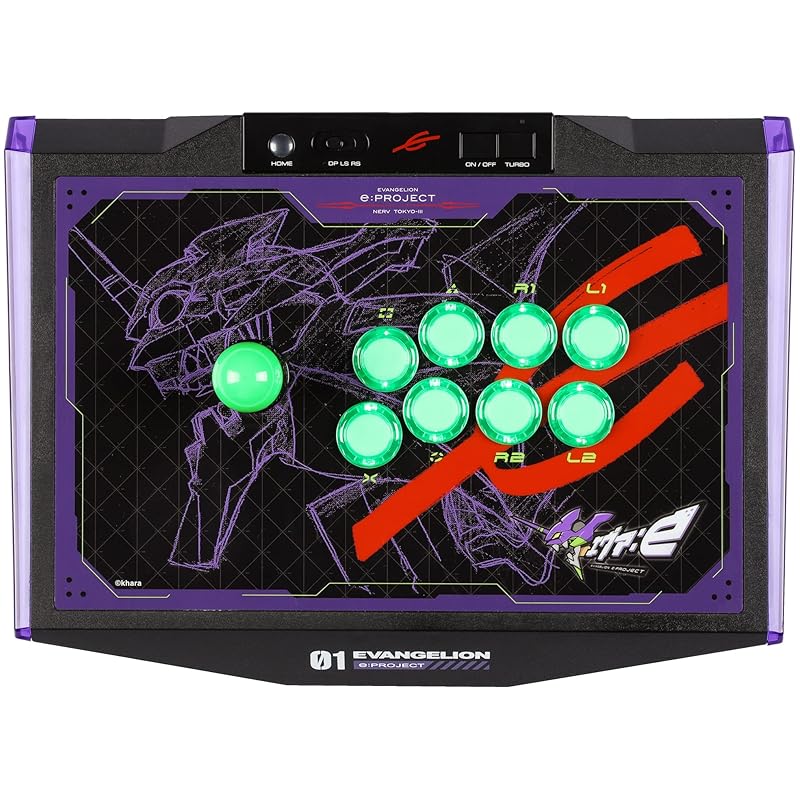 EVANGELION e:PROJECT ARCADE CONTROLLER [Compatible with PC/PS4/PS3/Switch/Evangelion official e-sports brand Eva:e official product/Wired
EVANGELION e:PROJECT ARCADE CONTROLLER [Compatible with PC/PS4/PS3/Switch/Evangelion official e-sports brand Eva:e official product/Wired