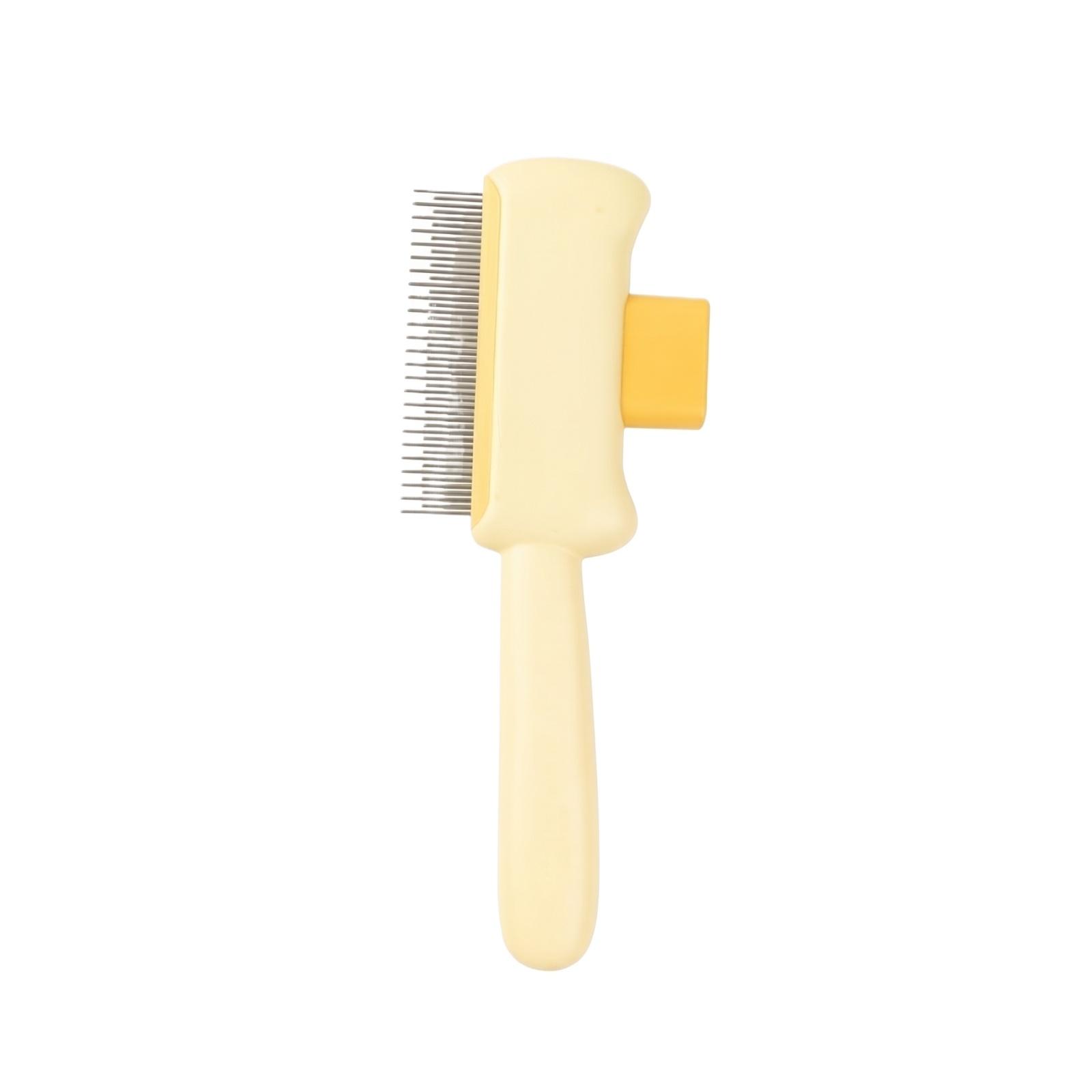 Comb, Pet, Self-cleaning, One Click Press Comb To Remove Floating Hair, Dog Comb, Needle Comb One Size жовтий
Comb, Pet, Self-cleaning, One Click Press Comb To Remove Floating Hair, Dog Comb, Needle Comb One Size жовтий