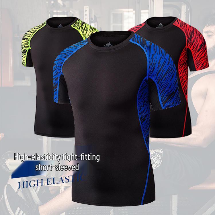 Men s High-Elastic Quick-Dry Short-Sleeve Running Shirt XXXL (160-170 lbs) чорний/синій
Men s High-Elastic Quick-Dry Short-Sleeve Running Shirt XXXL (160-170 lbs) чорний/синій