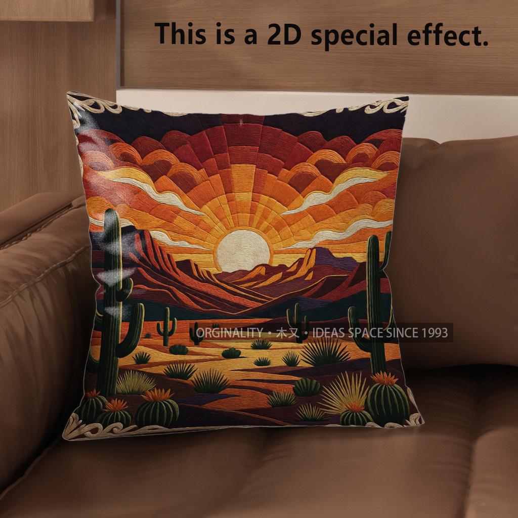 2D Southwestern Desert Sunset Boho Pillow Covers Pattern Cushion Cover Suitable For Sofa Bedroom Car Pillow Cover 40x40cm
2D Southwestern Desert Sunset Boho Pillow Covers Pattern Cushion Cover Suitable For Sofa Bedroom Car Pillow Cover 40x40cm