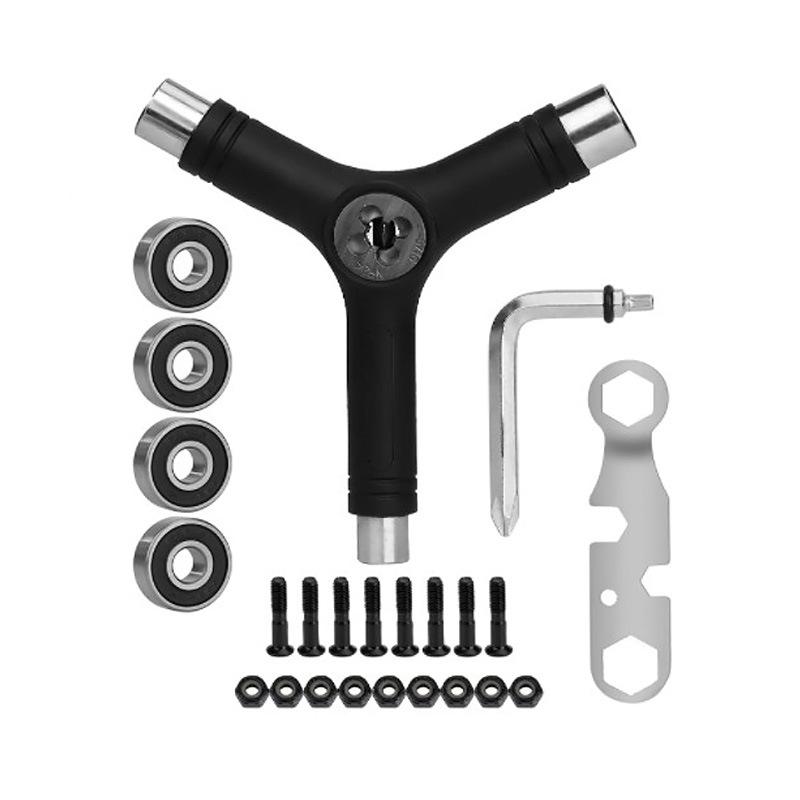 Four-Wheel Skateboard Y-Tool for Maintenance and Thread Repair
Four-Wheel Skateboard Y-Tool for Maintenance and Thread Repair