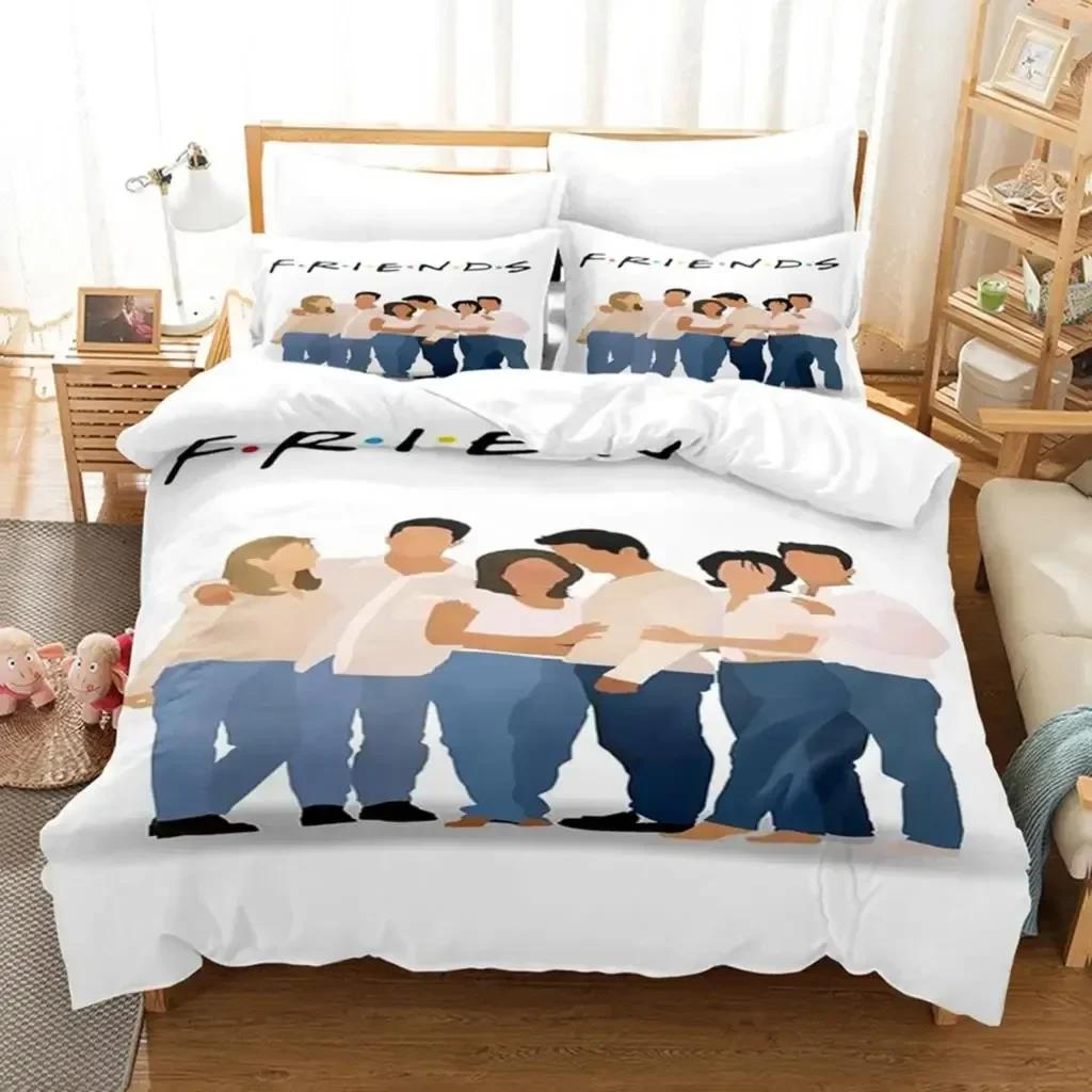 Comforter Top Friends Tv Show Bedding Set Printed Bed Set With Bed Soft Single Double Queen Super King Size Bedroom Comforter (quilt)-EU Single(135*200cm)3pcs
Comforter Top Friends Tv Show Bedding Set Printed Bed Set With Bed Soft Single Double Queen Super King Size Bedroom Comforter (quilt)-EU Single(135*200cm)3pcs