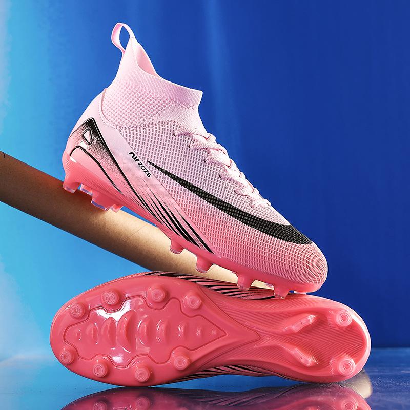 High-top football shoes for boys New student spikes Broken nails Competition training shoes Sports men 33
High-top football shoes for boys New student spikes Broken nails Competition training shoes Sports men 33