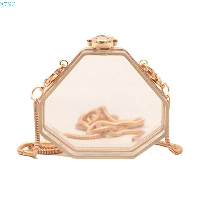 X7XC Casual Clear Jelly Shoulder Bag Acrylic Crossbody Purse for Storage Organization
X7XC Casual Clear Jelly Shoulder Bag Acrylic Crossbody Purse for Storage Organization