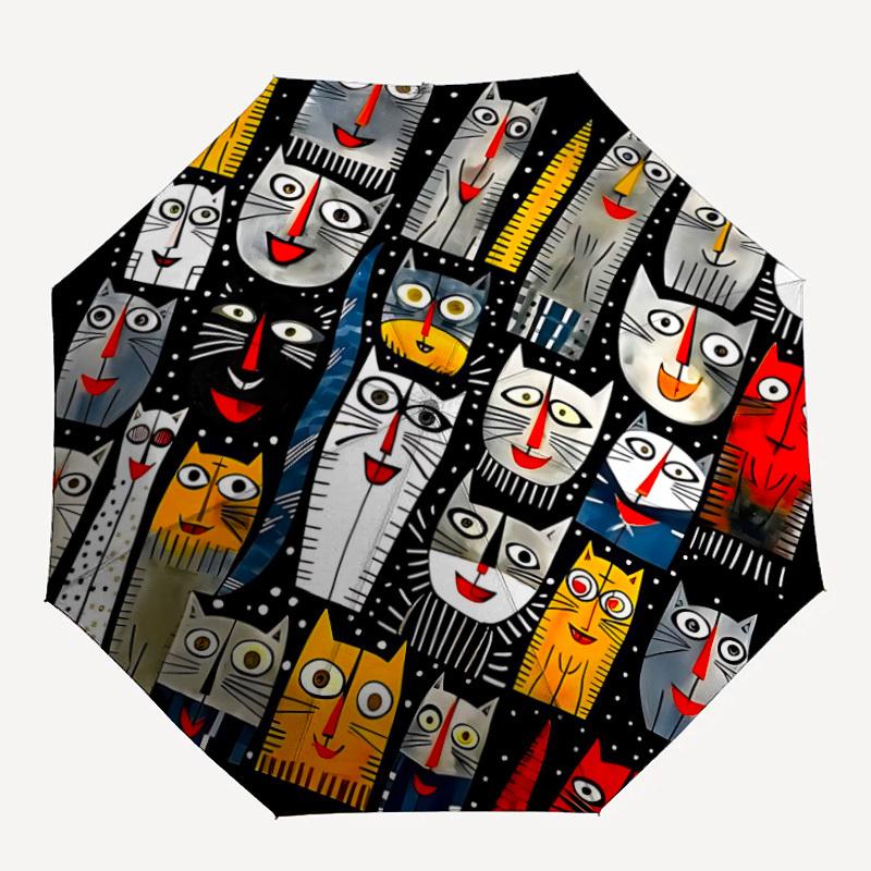 1pc Cat Party Automatic Open/close Umbrella, 8-Rib sturdy structure, Auto Folding/Opening, Portable Travel Umbrella for Women,149
1pc Cat Party Automatic Open/close Umbrella, 8-Rib sturdy structure, Auto Folding/Opening, Portable Travel Umbrella for Women,149