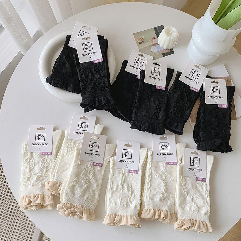 Simple Cute JK Middle Tube Spring Japanese Cotton Women Socks Lolita Socks Strong Men s Socks black-F
Simple Cute JK Middle Tube Spring Japanese Cotton Women Socks Lolita Socks Strong Men s Socks black-F