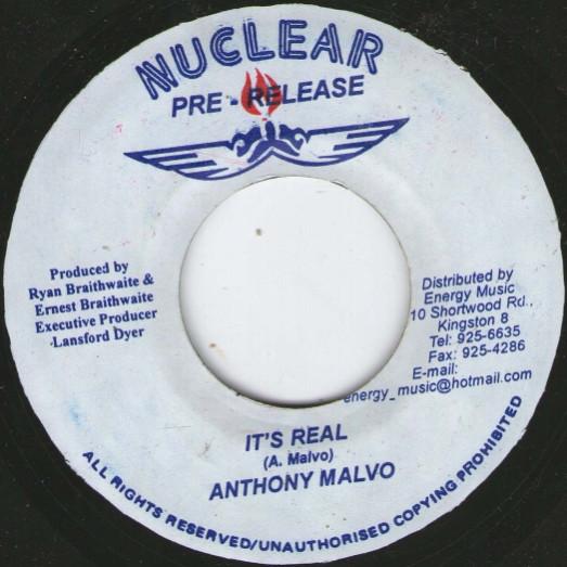 7inch Record ANTHONY MALVO DETERMINE Its Real Revelation NONE Nuclear Jamaica Reggae Ska Dub Used
7inch Record ANTHONY MALVO DETERMINE Its Real Revelation NONE Nuclear Jamaica Reggae Ska Dub Used