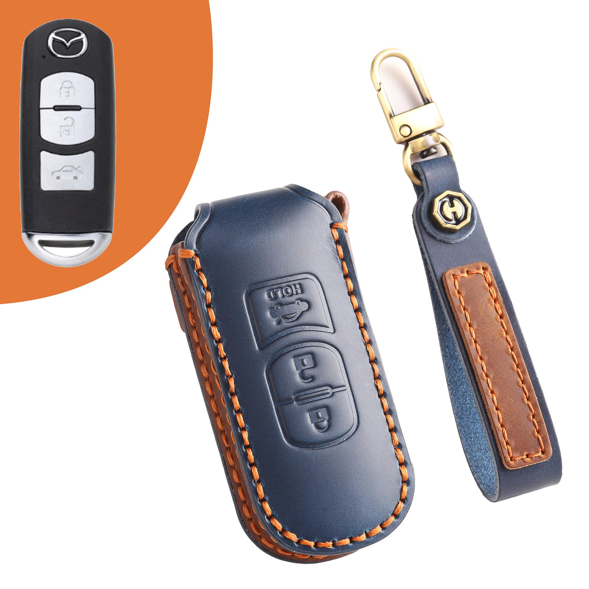 Кожаный чехол для ключа для 18/19 Mazda CX-5-4 Atez
Кожаный чехол для ключа для 18/19 Mazda CX-5-4 Atez
