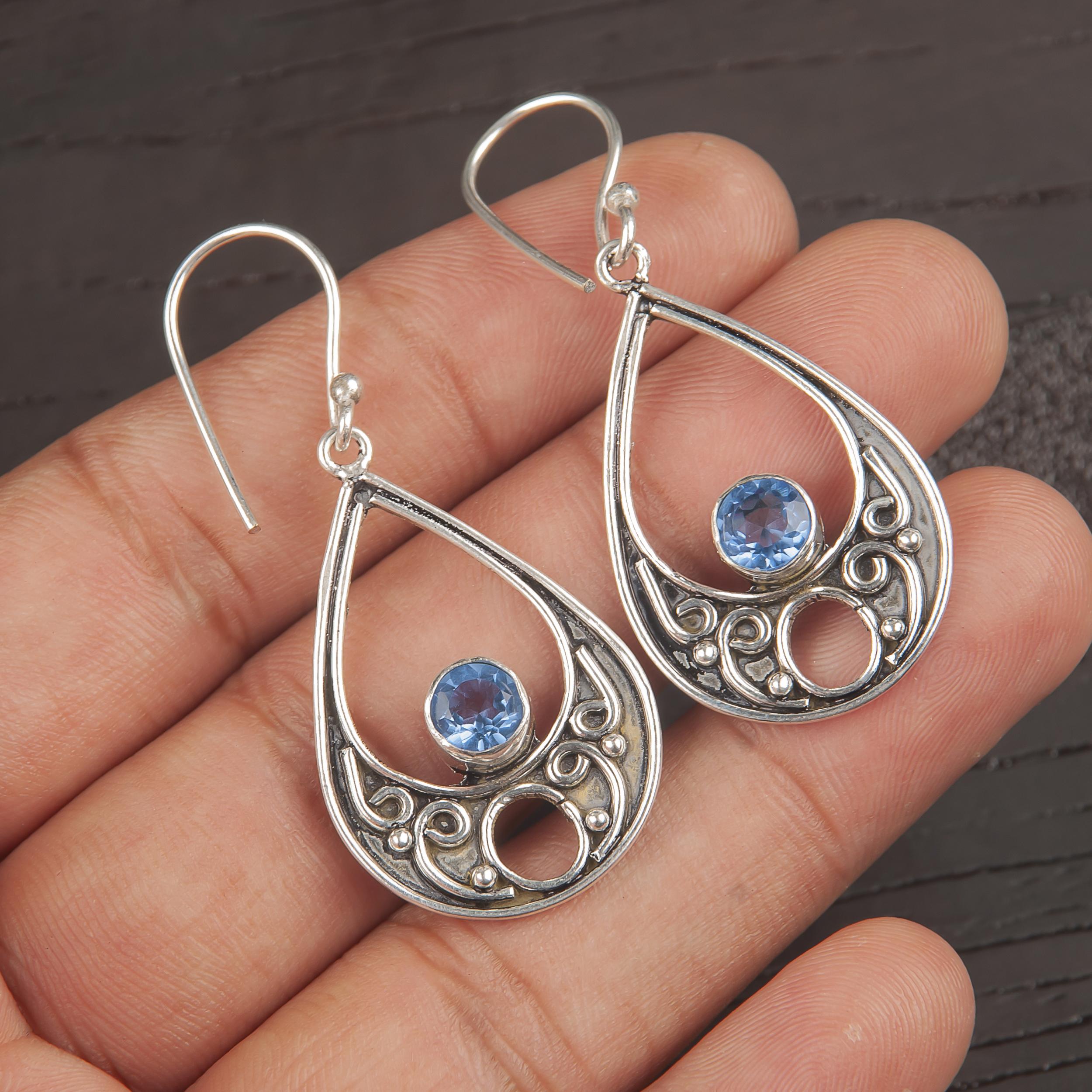 Tanzanite Handmade Gemstone Earrings, 925 Solid Sterling Silver Earrings Antique Jewelry, Earrings For Engagement Gift 1.90 Inches синій
Tanzanite Handmade Gemstone Earrings, 925 Solid Sterling Silver Earrings Antique Jewelry, Earrings For Engagement Gift 1.90 Inches синій