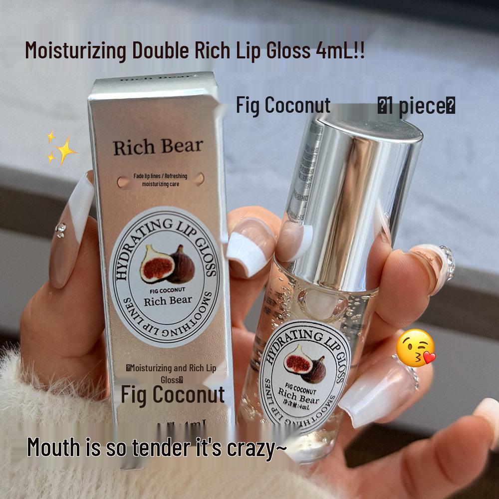 Rich Bear Lip Oil Gloss: Moisturizing, Hydrating, Anti-Cracking, Nourishing, Exfoliating, Soothing - Perfect for Autumn/Winter
Rich Bear Lip Oil Gloss: Moisturizing, Hydrating, Anti-Cracking, Nourishing, Exfoliating, Soothing - Perfect for Autumn/Winter